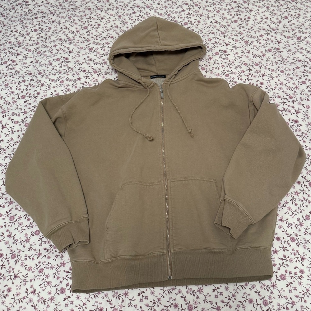Brandy Melville Christy Zip Up Hoodie